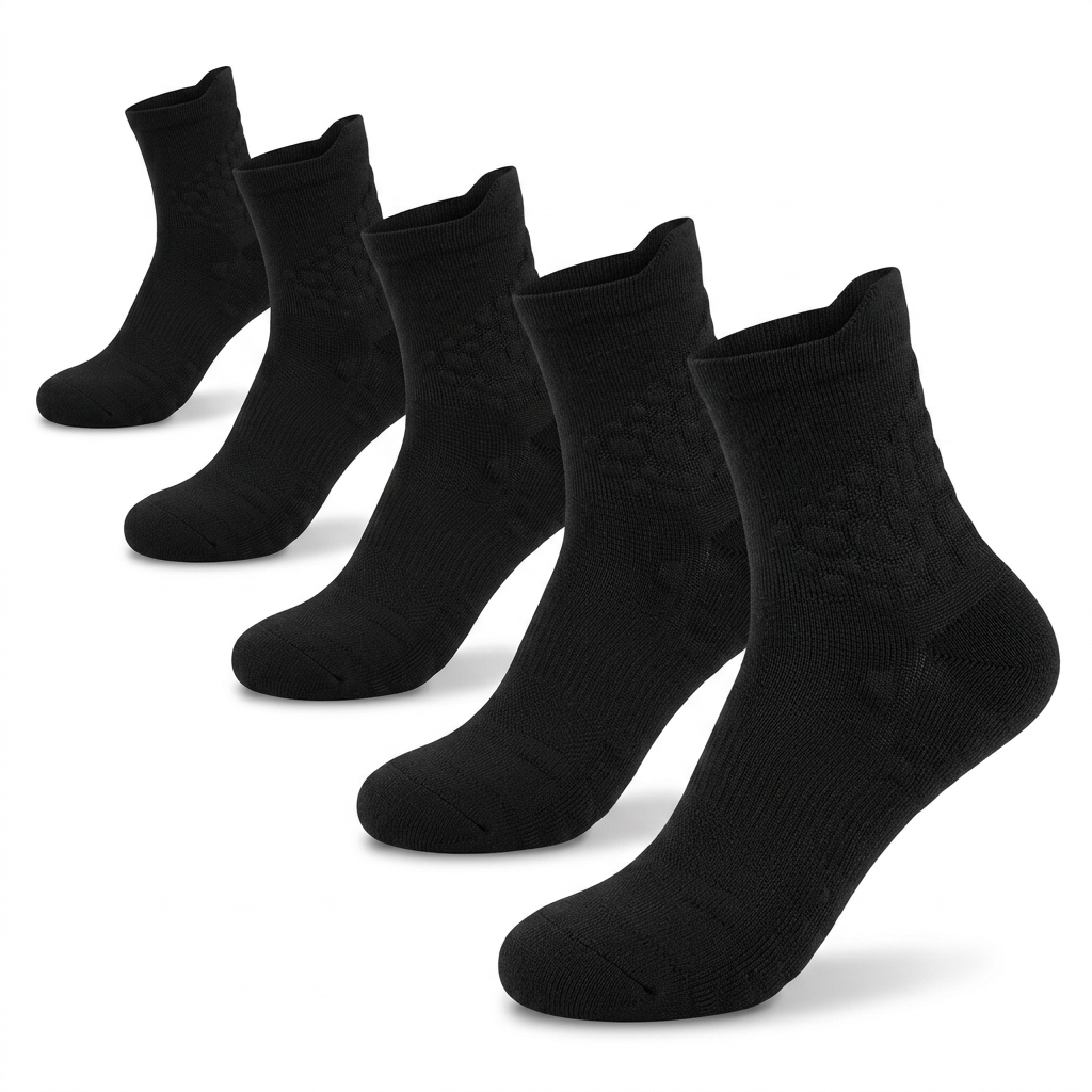 DBTYSP YD-AMW Running Crew Socks 5-Pack