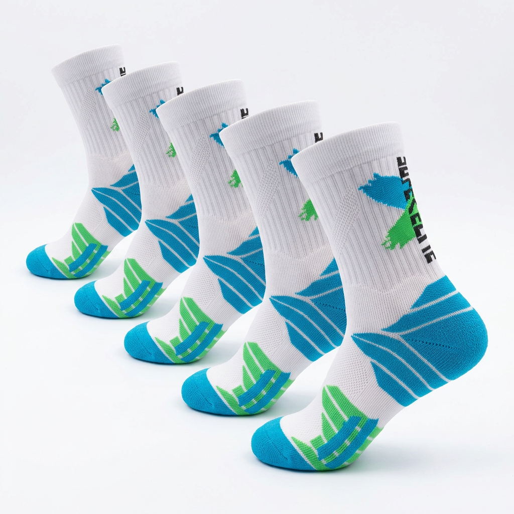 DBTYSP Super Elite Performance Crew Socks 5-Pack