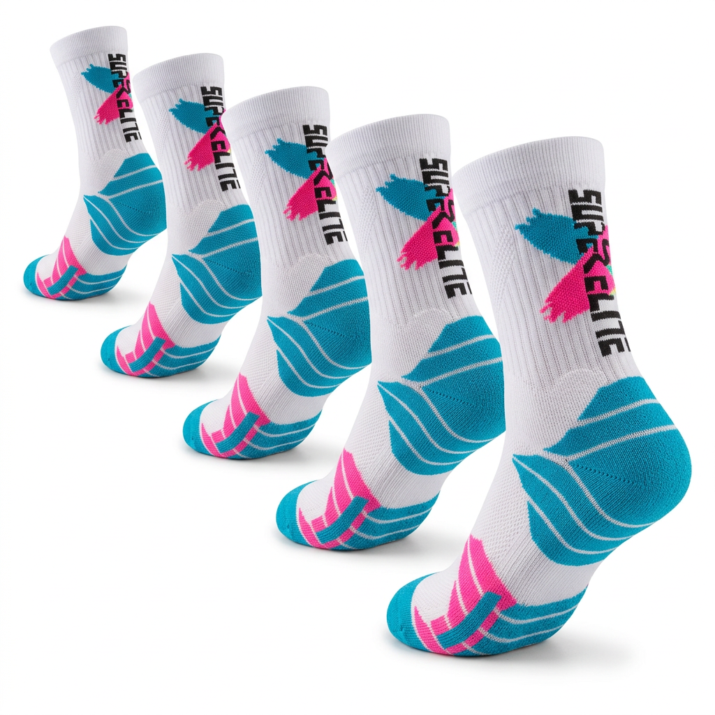 DBTYSP Super Elite Performance Crew Socks 5-Pack