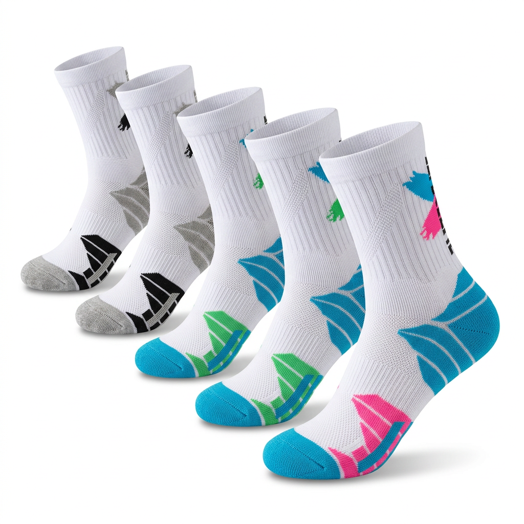 DBTYSP Super Elite Performance Crew Socks 5-Pack