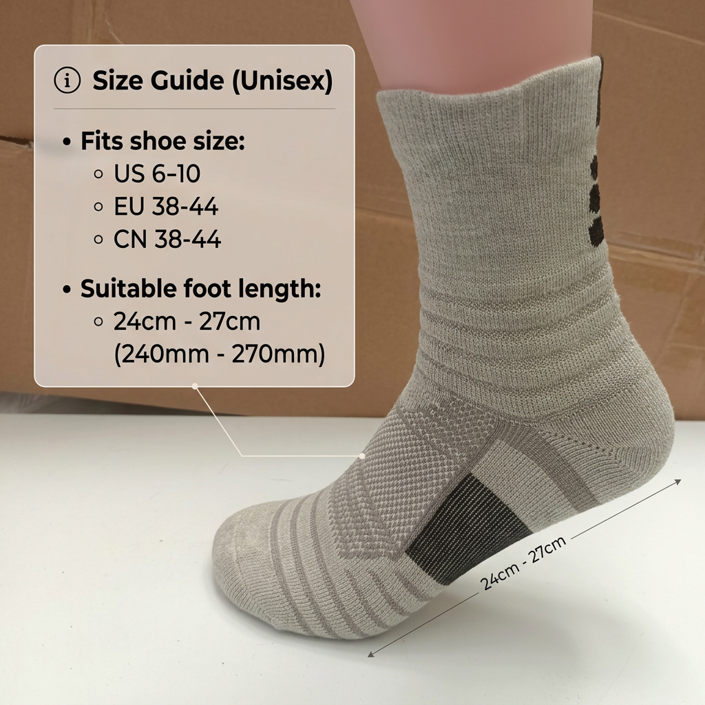 DBTYSP ZDTK Professional Elite Basketball Socks 5-Pack