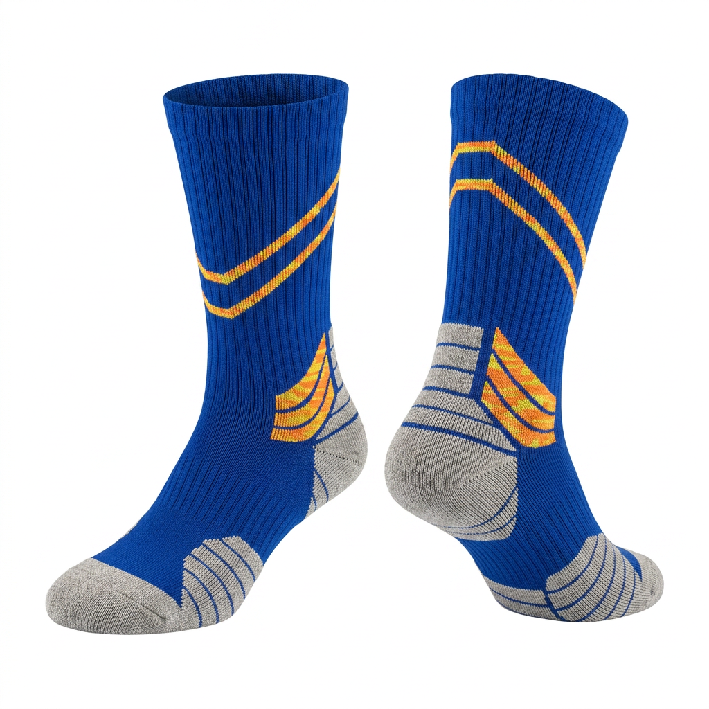 XIEGANG Professional Crew Athletic Socks 5-Pack