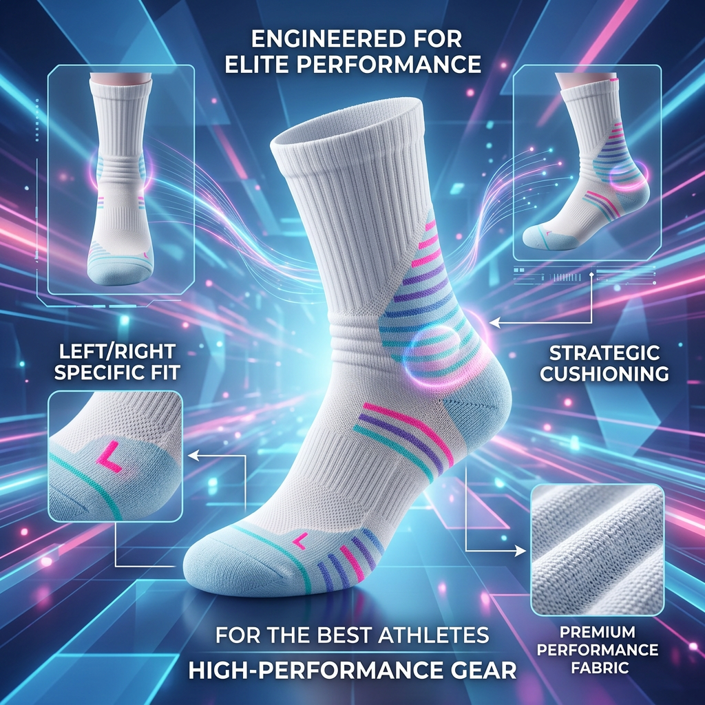 Best Basketball Socks Australia - DBTYSP AC Performance Crew Feature