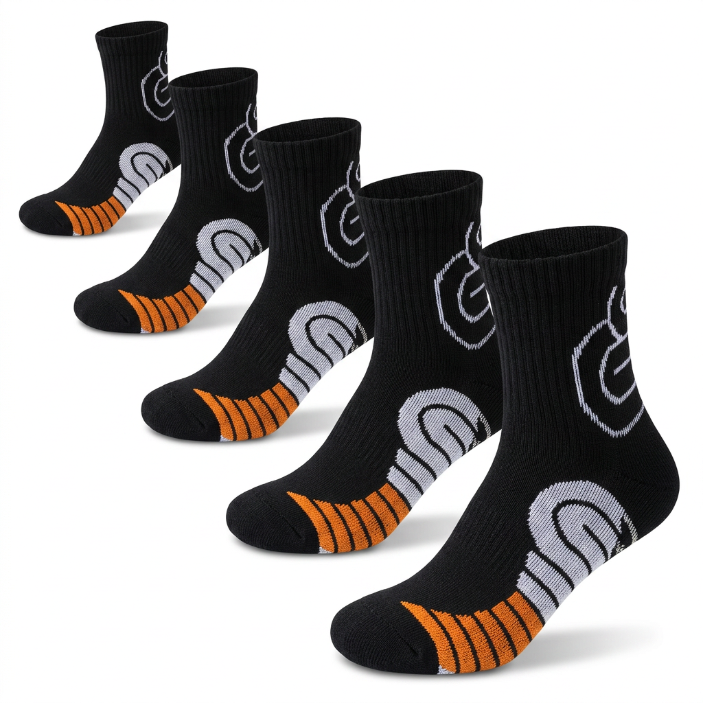 DBTYSP Grey/Black Socks