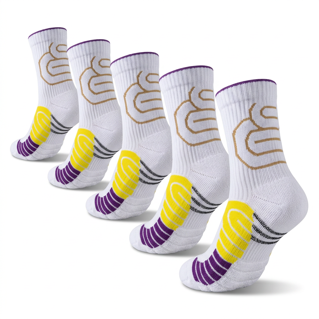 DBTYSP Orange/White Socks